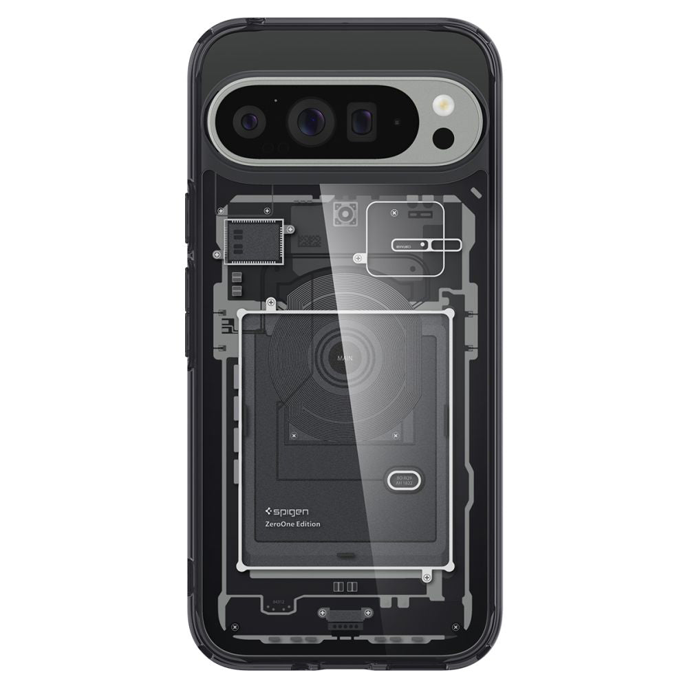 Capa para Google Pixel 9 Pro XL, Spigen, Ultra Hybrid Zero One, Preta ACS07722