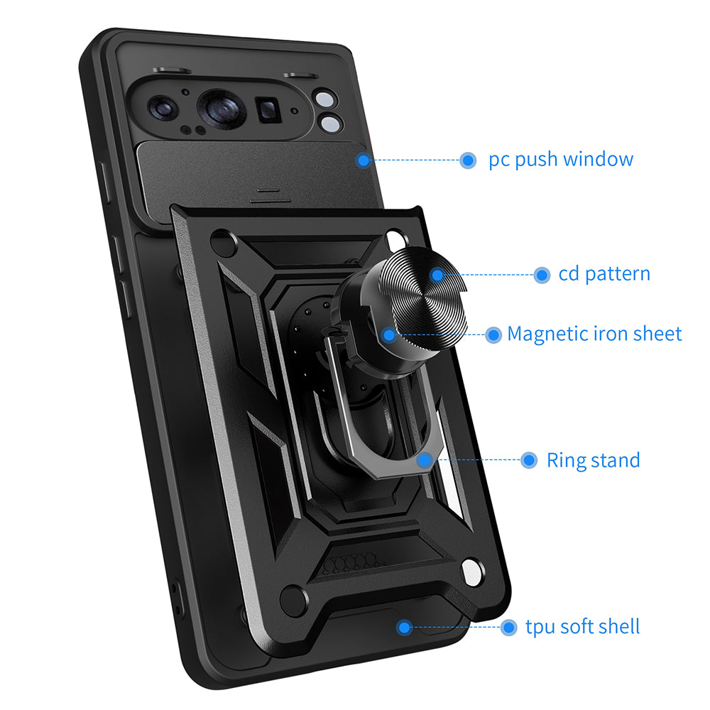 Capa para Google Pixel 9 Pro XL, Techsuit, CamShield, Verde
