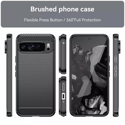 Capa para Google Pixel 9 Pro XL, Techsuit, Carbono, Azul