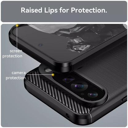 Capa para Google Pixel 9 Pro XL, Techsuit, Carbono, Azul