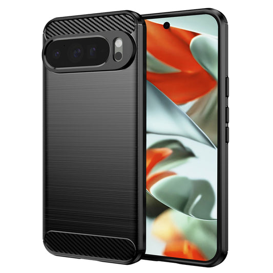 Capa para Google Pixel 9 Pro XL, Techsuit, Carbono, Preta