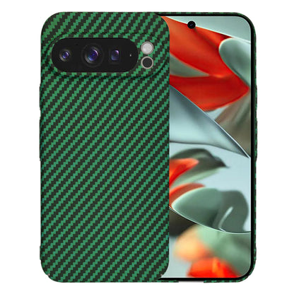 Capa para Google Pixel 9 Pro XL, Techsuit, Carbonite FiberShell, Verde