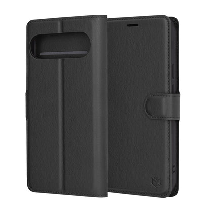 Capa para Google Pixel 9 Pro XL, Techsuit, Leather Folio, Preta