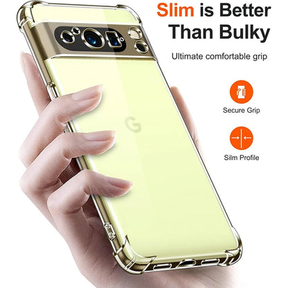 Capa para Google Pixel 9 Pro XL, Techsuit, Shockproof Clear, Transparente