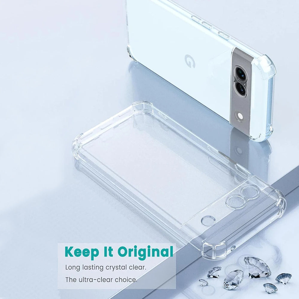 Capa para Google Pixel 9, Techsuit, Shockproof Clear, Transparente
