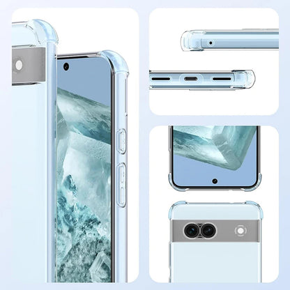 Capa para Google Pixel 9, Techsuit, Shockproof Clear, Transparente