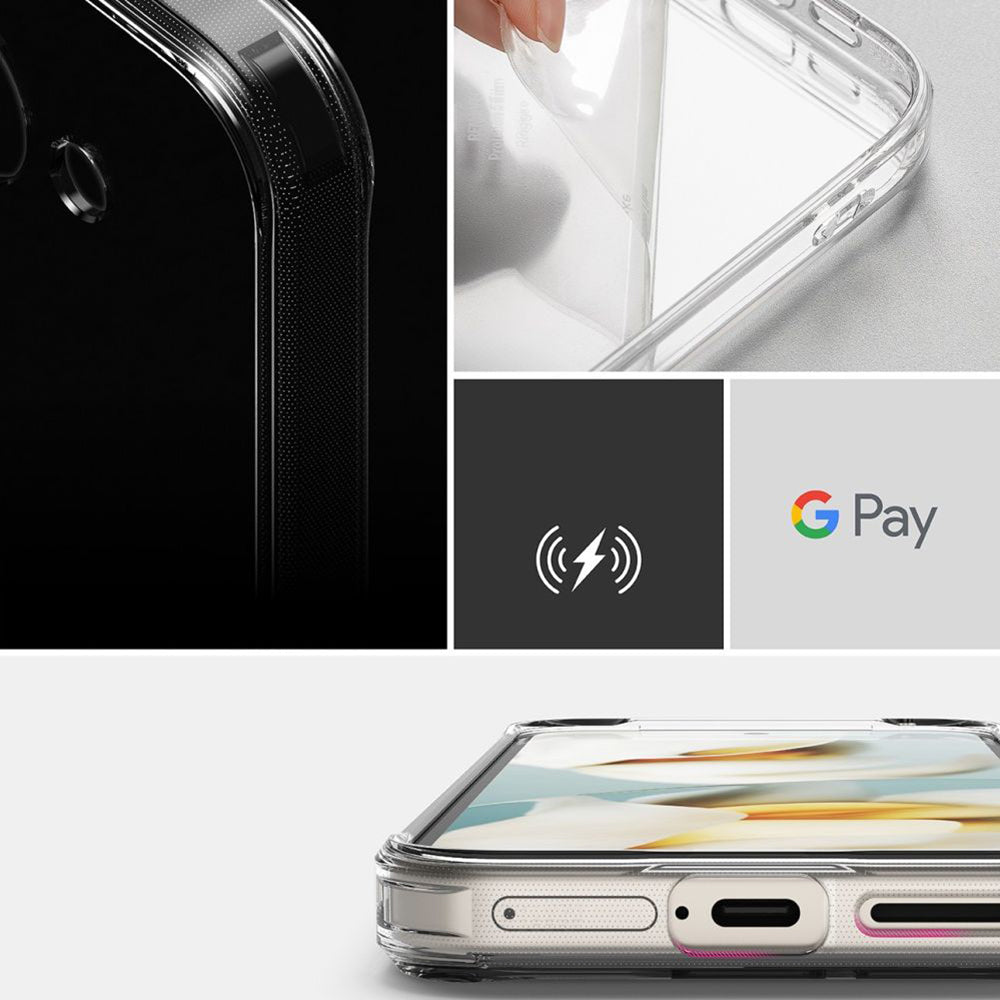 Capa para Google Pixel 9a, Ringke, Fusion, Transparente