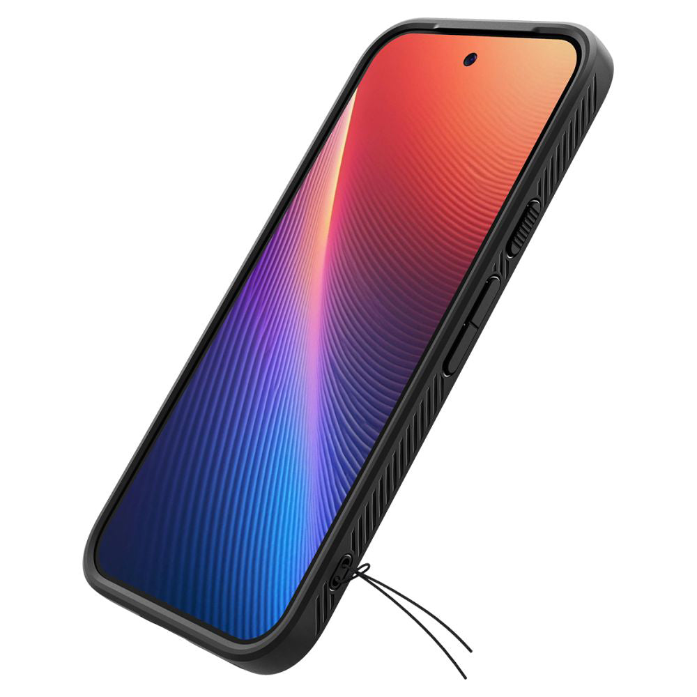 Capa para Google Pixel 9a, Spigen, Liquid Air, Preta Fosca ACS09039