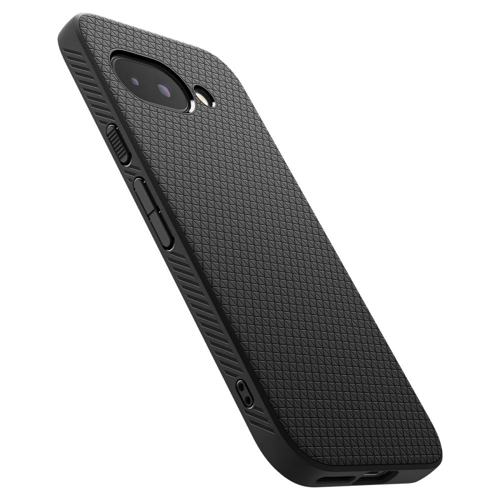 Capa para Google Pixel 9a, Spigen, Liquid Air, Preta Fosca ACS09039