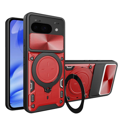 Capa para Google Pixel 9a, Techsuit, CamGuard Pro, Vermelha