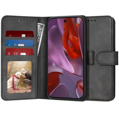 Capa para Google Pixel 9a, Techsuit, Diary Book, Preta