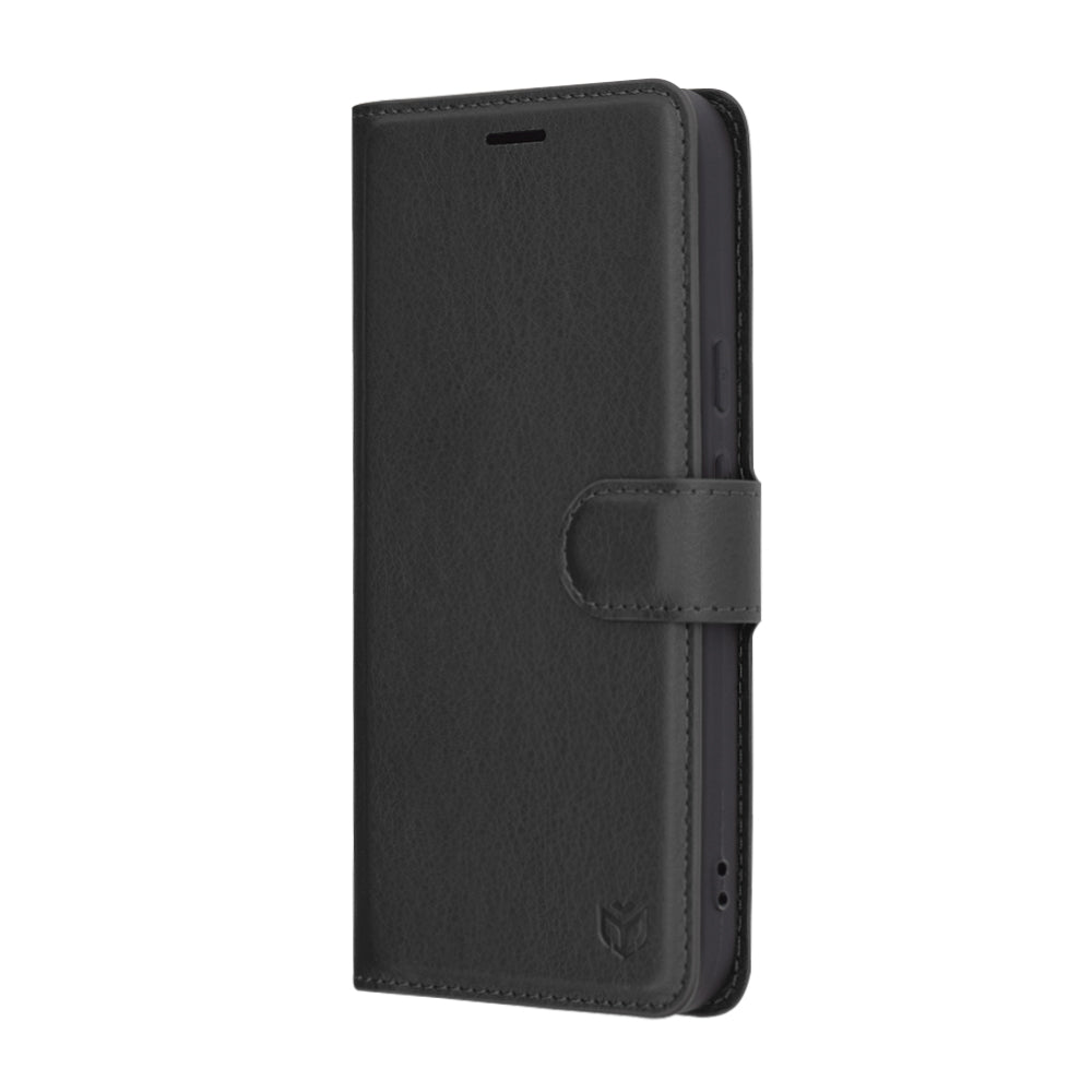 Capa para Google Pixel 9a, Techsuit, Leather Folio, Preta