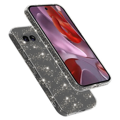 Capa para Google Pixel 9a, Techsuit, SparkleSkin, Transparente