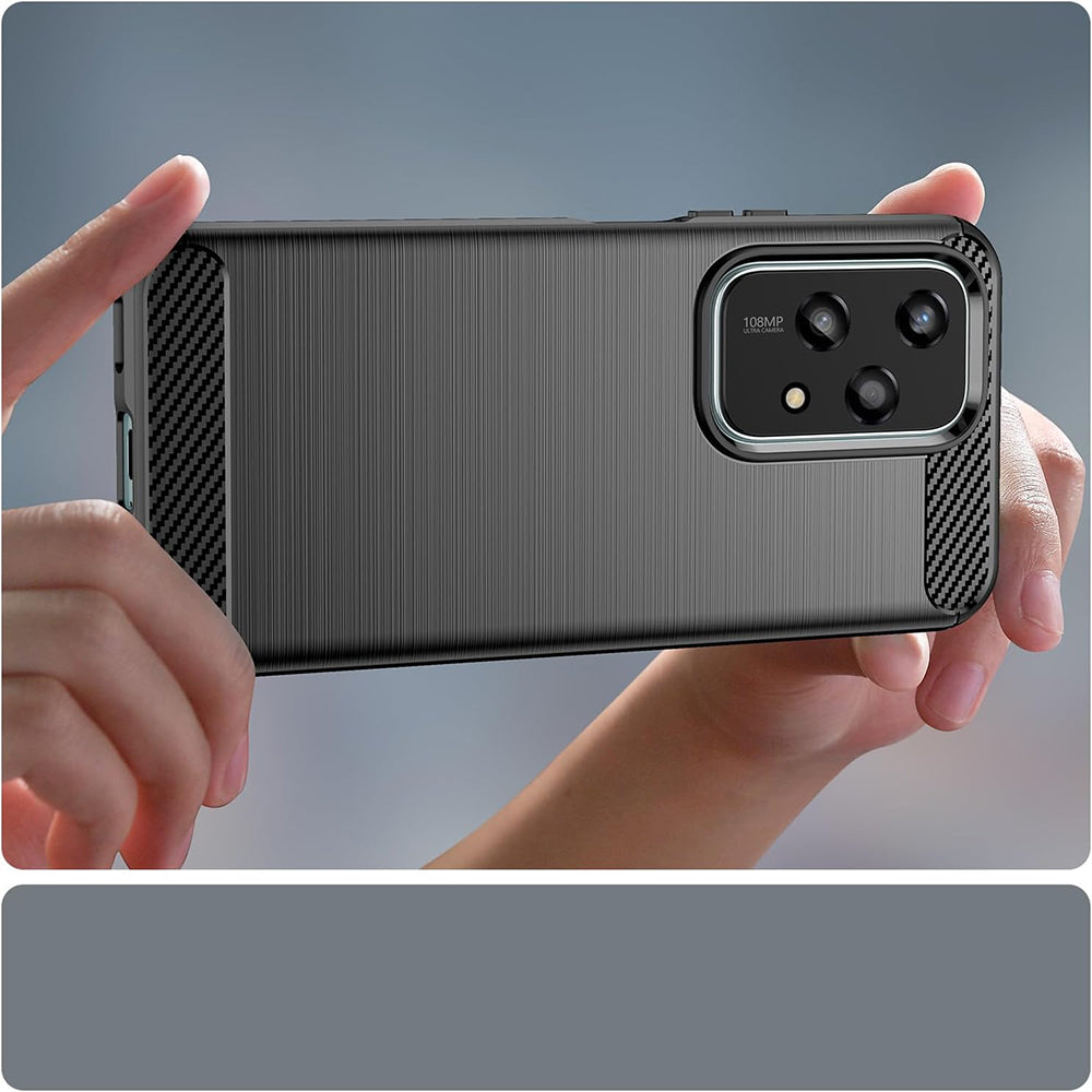 Capa para Honor 200 Lite, Techsuit, Carbono, Preta