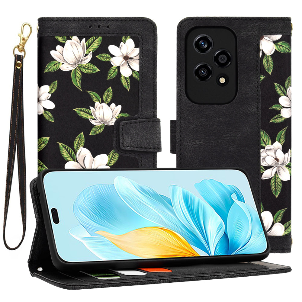 Capa para Honor 200 Lite, Techsuit, FlipCraft, Preta