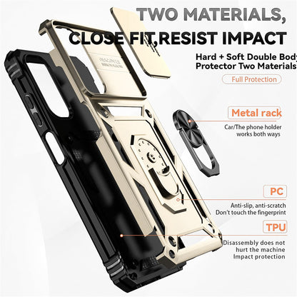Case for Honor 200, Techsuit, CamShield, Gold