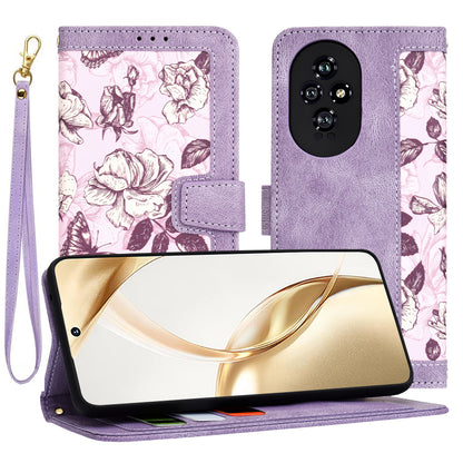 Capa para Honor 200, Techsuit, FlipCraft, Roxo