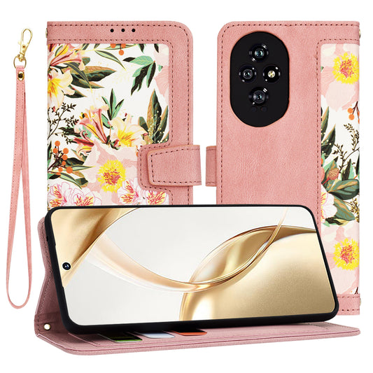 Capa para Honor 200, Techsuit, FlipCraft, Rosa