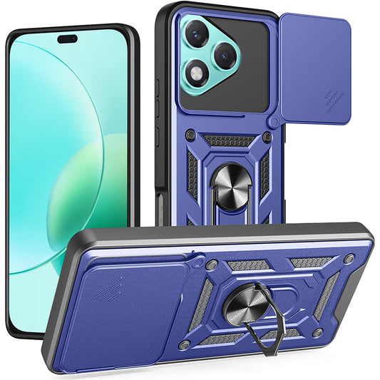 Capa para Honor 400 Lite, Techsuit, CamShield, Azul