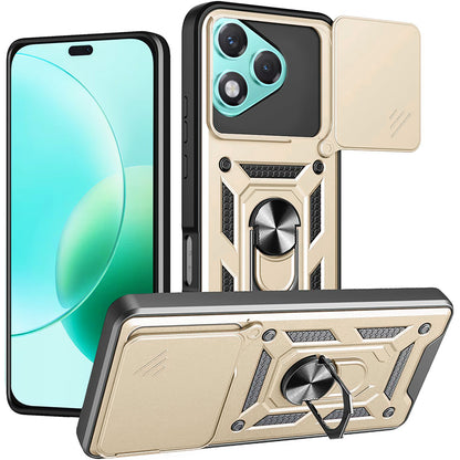 Capa para Honor 400 Lite, Techsuit, CamShield, Dourada