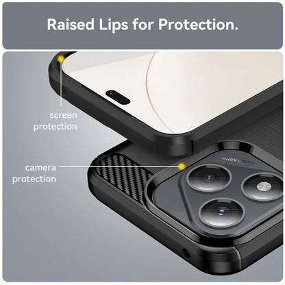 Capa para Honor 400 Lite, Techsuit, Carbono, Preta