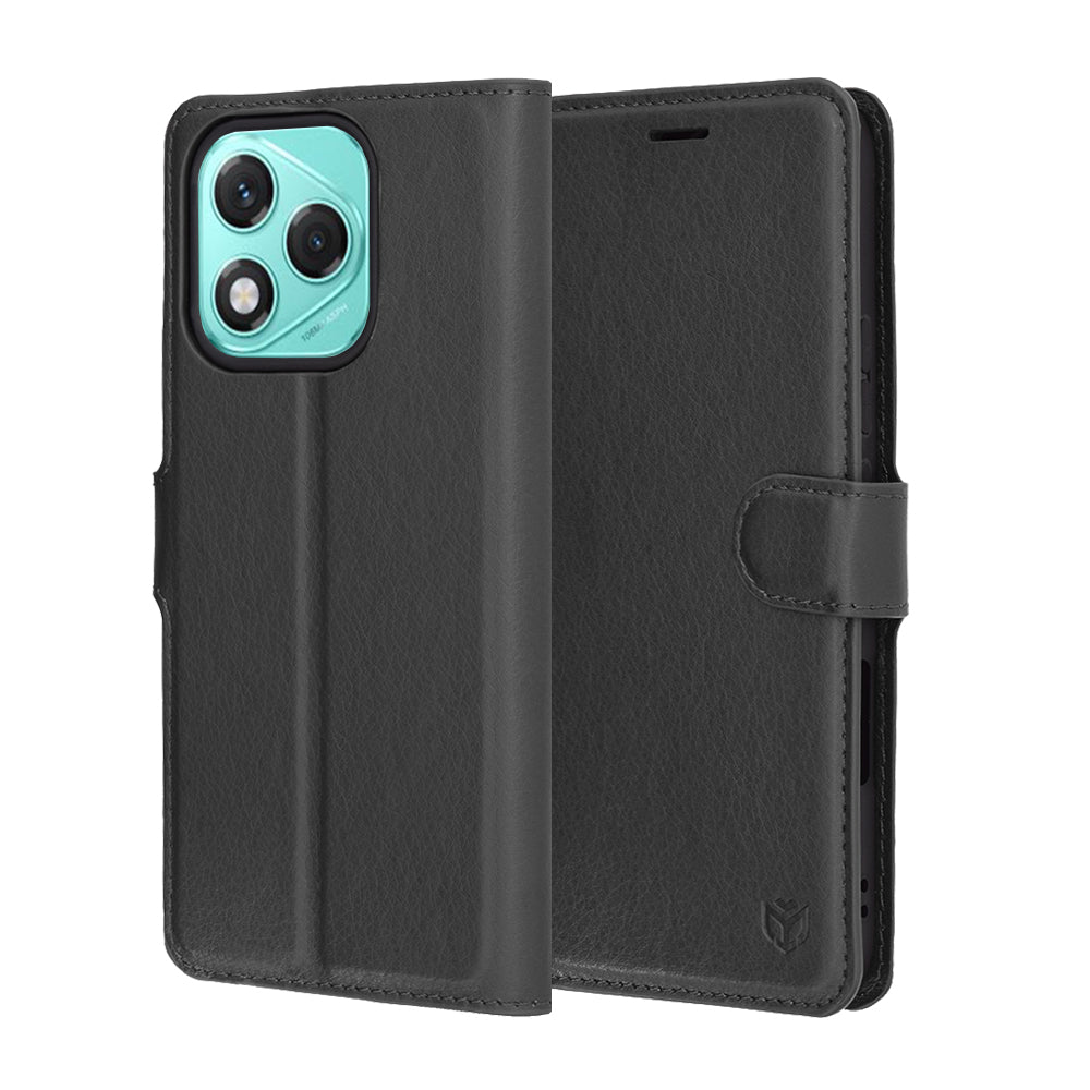 Capa para Honor 400 Lite, Techsuit, Leather Folio, Preta