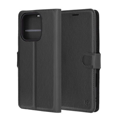 Capa para Honor 400 Lite, Techsuit, Leather Folio, Preta