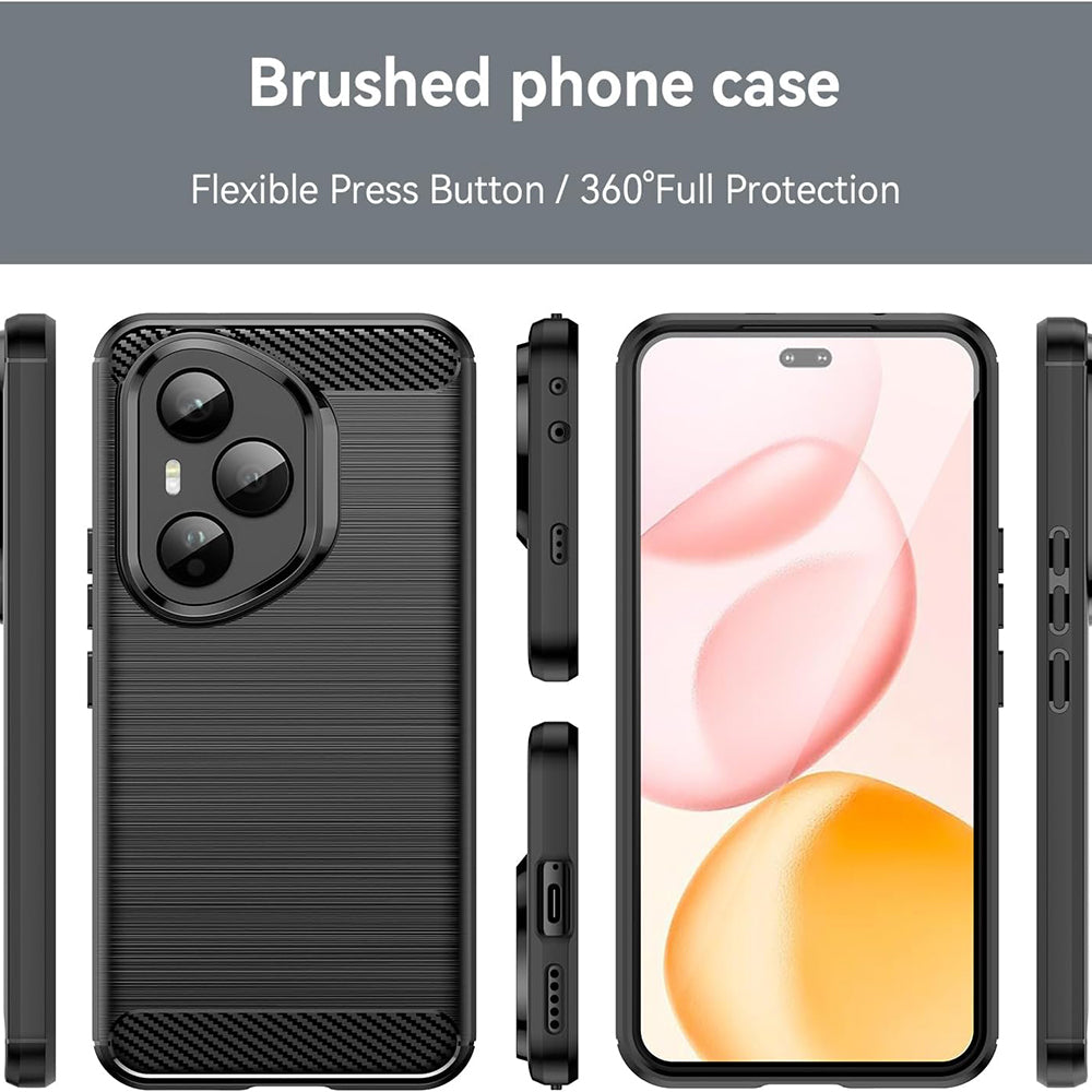 Capa para Honor 400 Pro, Techsuit, Carbono, Preta
