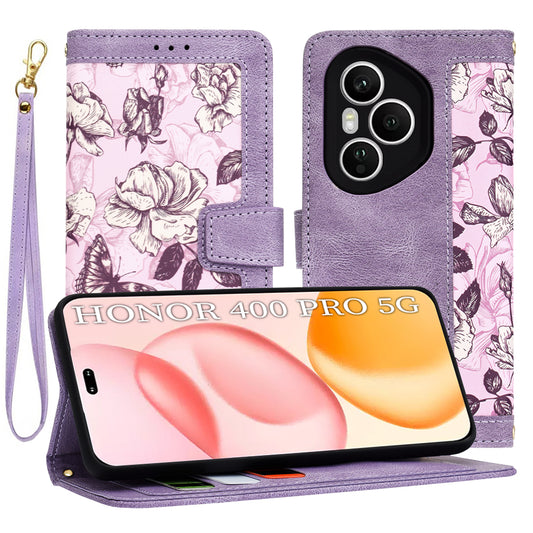 Capa para Honor 400 Pro, Techsuit, FlipCraft, Roxo