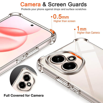 Capa para Honor 400 Pro, Techsuit, Shockproof Clear, Transparente