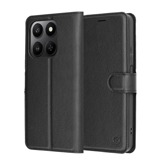 Capa para Honor 400 Smart 4G / X7d 4G / 400 Smart 5G, Techsuit, Leather Folio, Preta