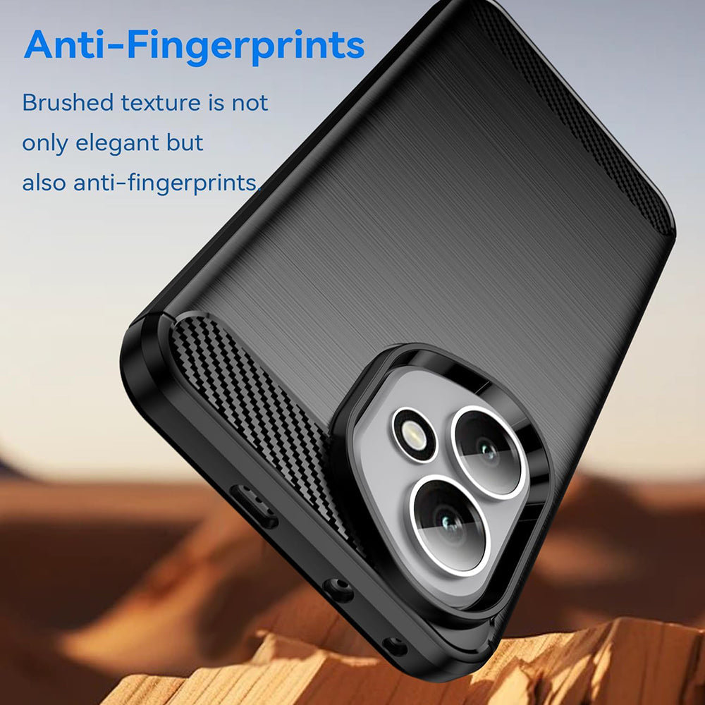 Capa para Honor 400, Techsuit, Carbono, Preta