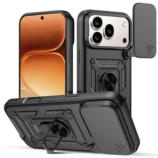Capa para Honor 600 Pro, OEM, CamShield, Preta