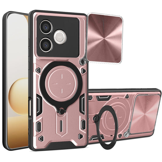 Capa para Honor 600 Lite, Techsuit, CamGuard Pro, Rosa Dourado