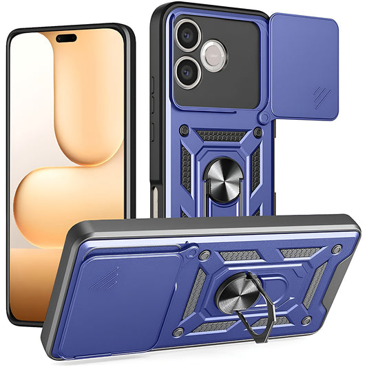 Capa para Honor 600 Lite, Techsuit, CamShield, Azul