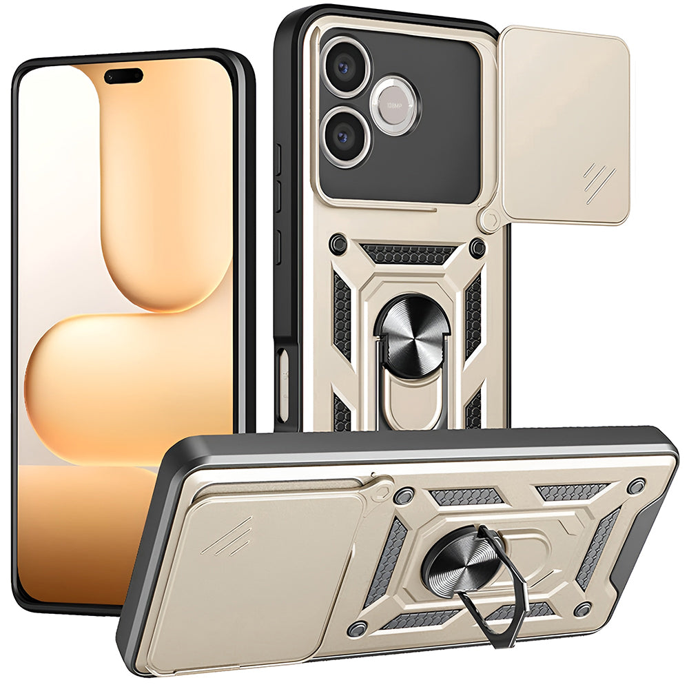 Capa para Honor 600 Lite, Techsuit, CamShield, Dourada