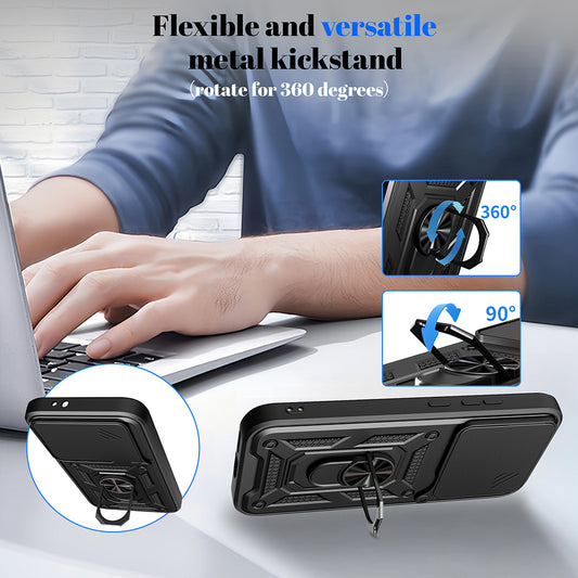 Capa para Honor 600 Lite, Techsuit, CamShield, Dourada