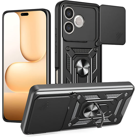 Capa para Honor 600 Lite, Techsuit, CamShield, Preta