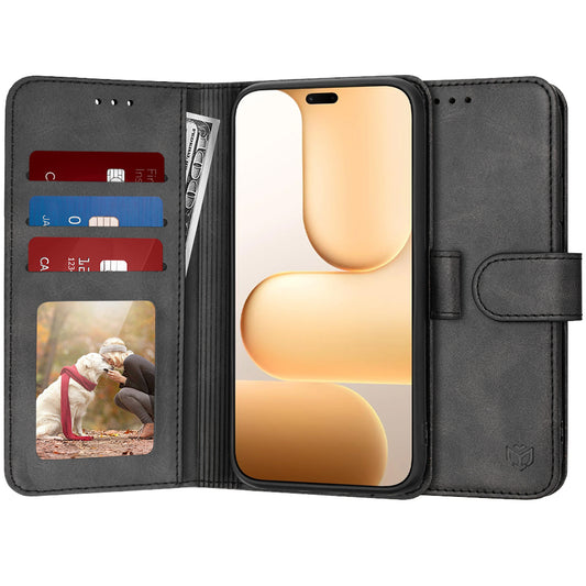 Capa para Honor 600 Lite, Techsuit, Diary Book, Preta