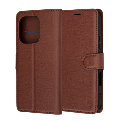 Capa para Honor 600 Lite, Techsuit, Leather Folio, Castanho