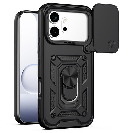Capa para Honor 600 Pro / 600, Techsuit, CamShield, Preta
