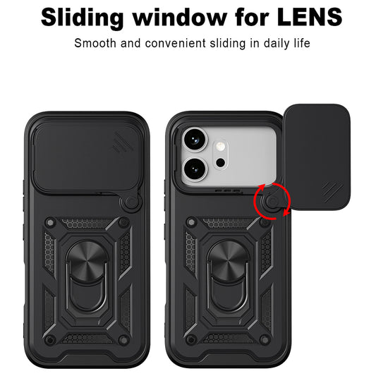 Capa para Honor 600 Pro / 600, Techsuit, CamShield, Preta