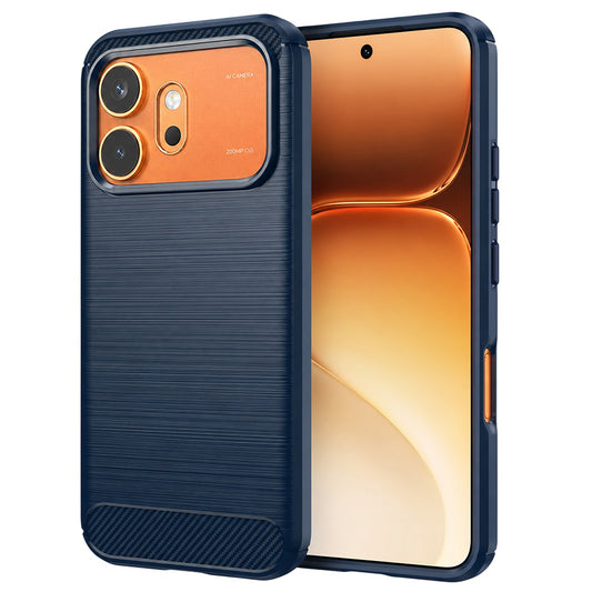 Capa para Honor 600 Pro / 600, Techsuit, Carbono, Azul