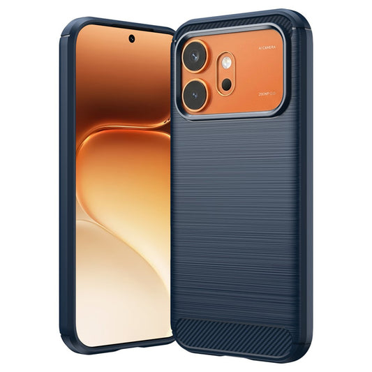 Capa para Honor 600 Pro / 600, Techsuit, Carbono, Azul