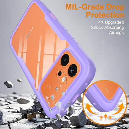 Capa para Honor 600 Pro / 600, Techsuit, ColorVerse 360, Roxo