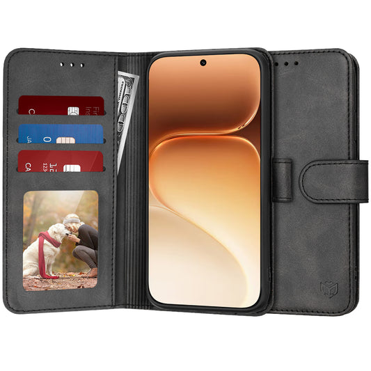 Capa para Honor 600 Pro, Techsuit, Diary Book, Preta