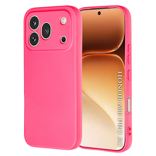 Capa para Honor 600 Pro, Techsuit, SoftFlex, Rosa Escuro