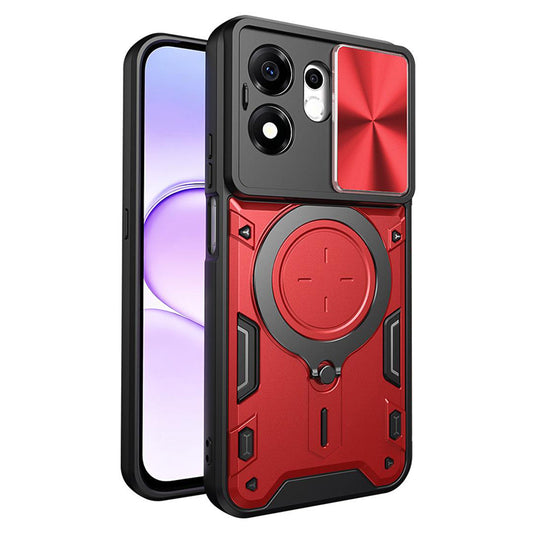 Capa para Honor 600 Smart, Techsuit, CamGuard Pro, Vermelha