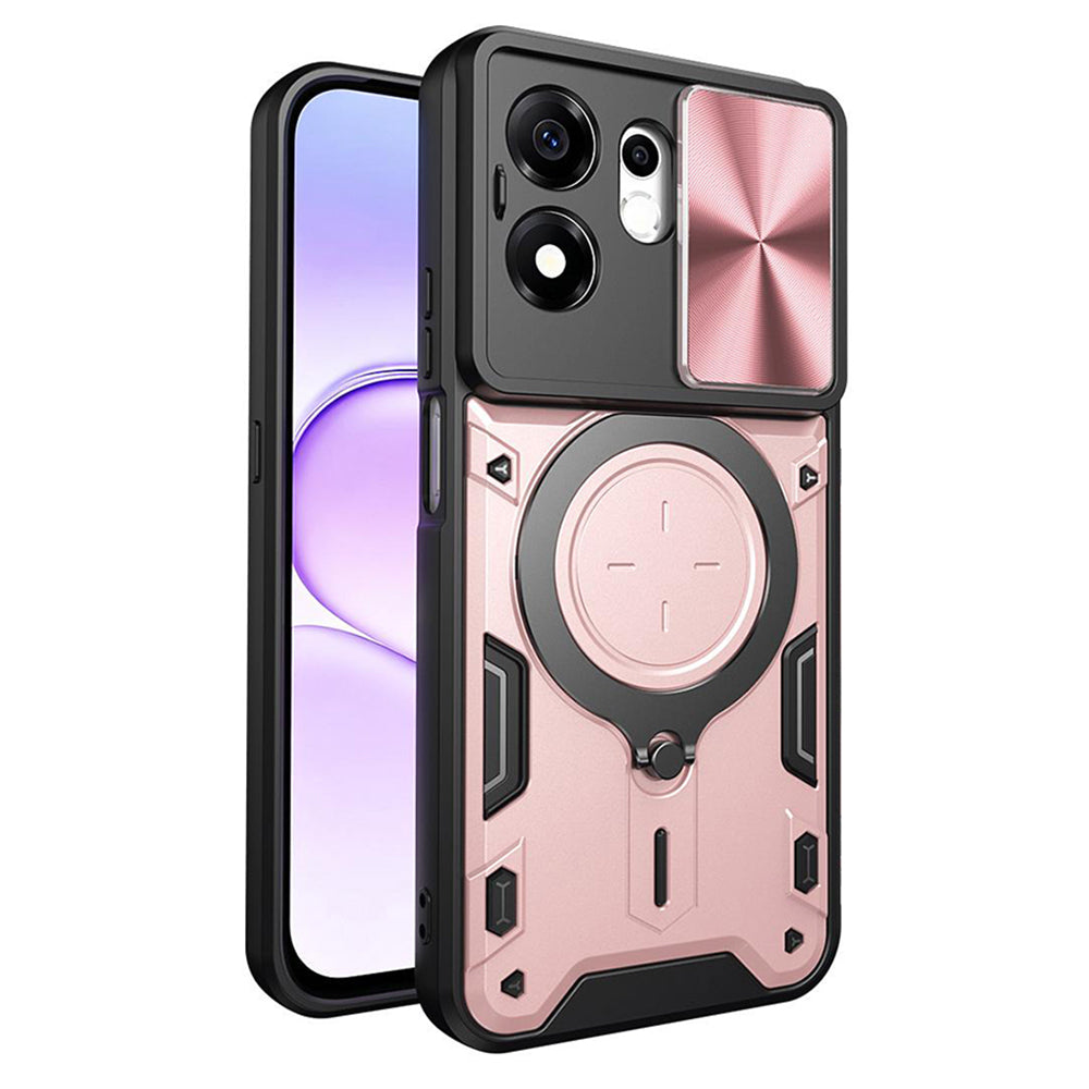 Capa para Honor 600 Smart, Techsuit, CamGuard Pro, Rosa Dourado
