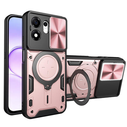 Capa para Honor 600 Smart, Techsuit, CamGuard Pro, Rosa Dourado